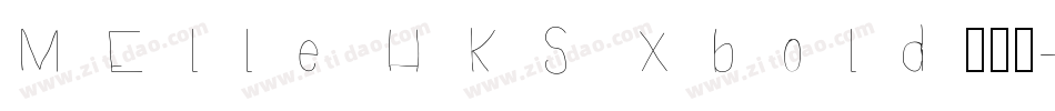 MElle HKS Xbold转换器字体转换